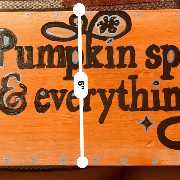 Pumpkin Spice Everything Orange reclaimed Barnwood Wall Art - Picture 3 of 3